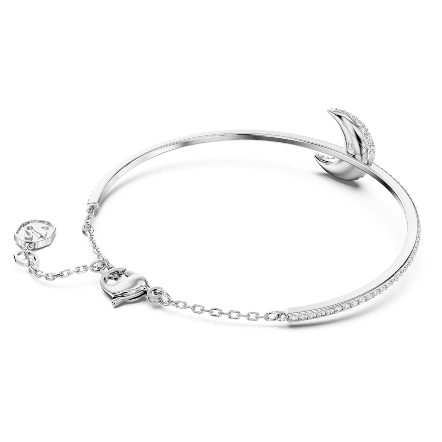 Brățara Swarovski - Luna - Alb & Argintiu Vizualizare 4