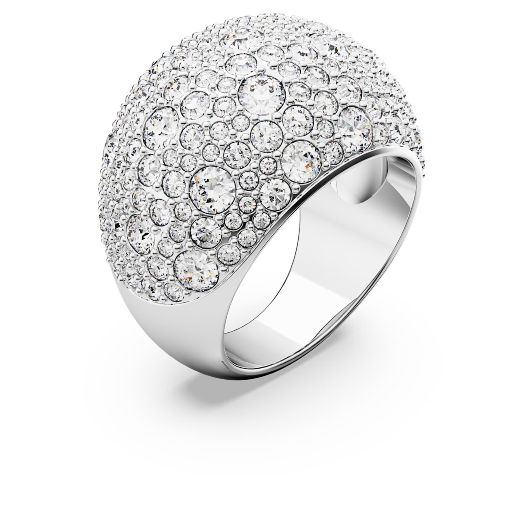 Swarovski Ring - Luna - Weiß & Silber