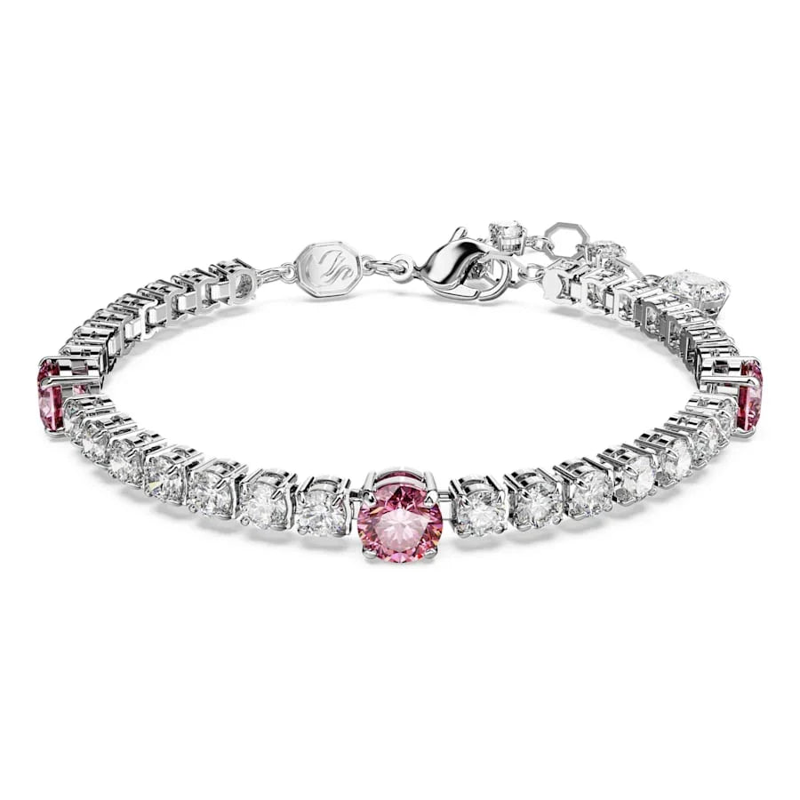 Matrix - Tenis - Rose Silver - Náramek - Swarovski