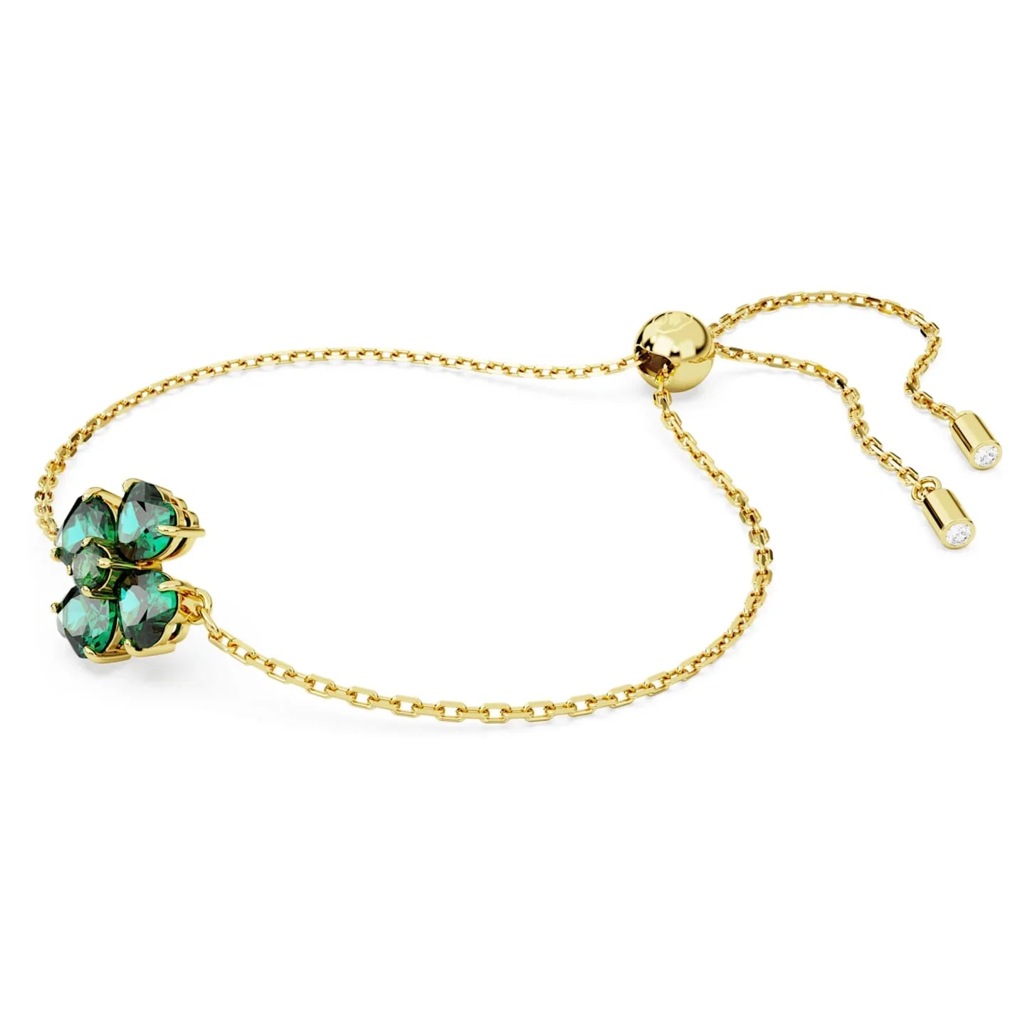 Swarovski-Armband – Idyllia – verschiedene Größen – grün- und goldfarbene Beschichtung, Ansicht 3
