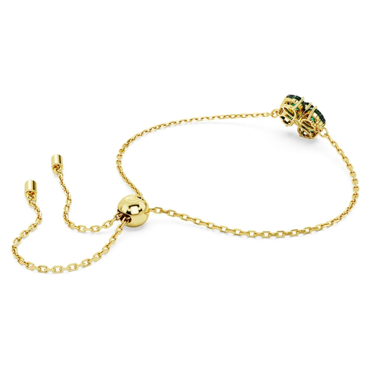 Swarovski-Armband – Idyllia – verschiedene Größen – grün- und goldfarbene Beschichtung, Ansicht 5
