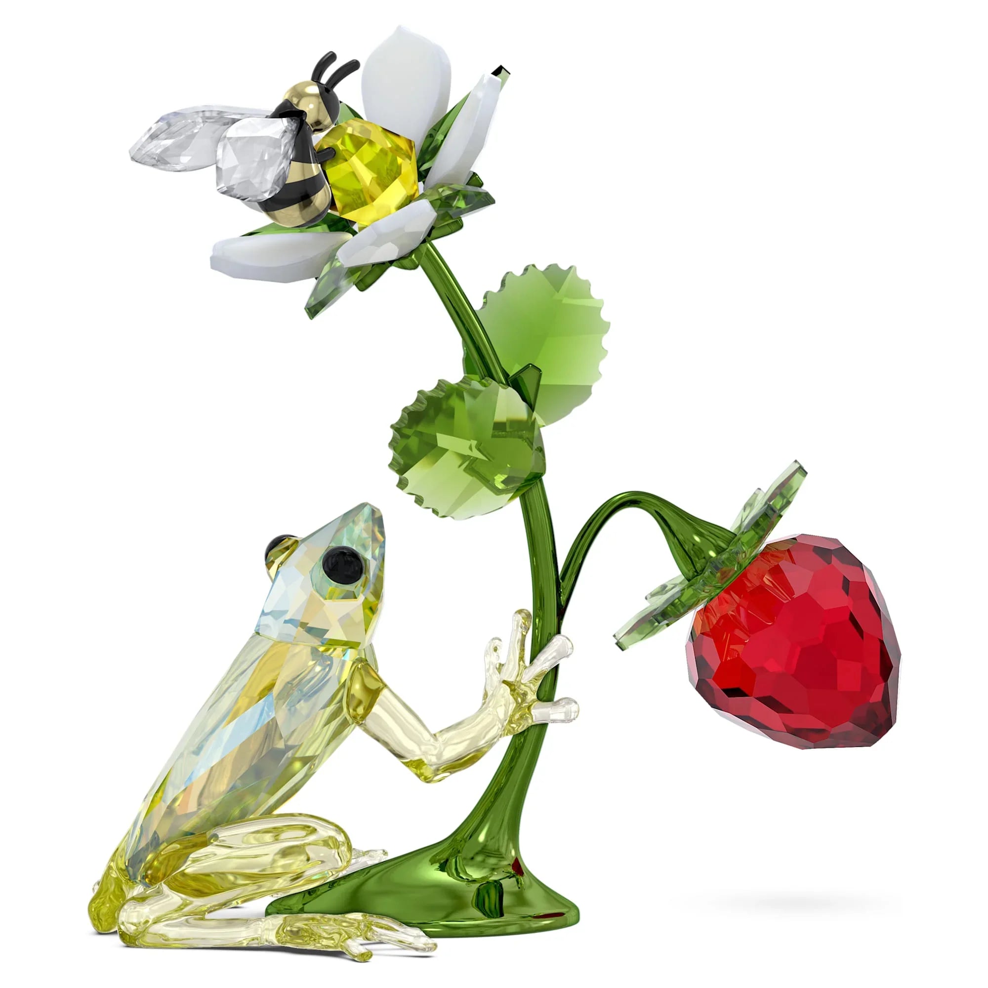 Estatueta de sapo Idyllia - Swarovski