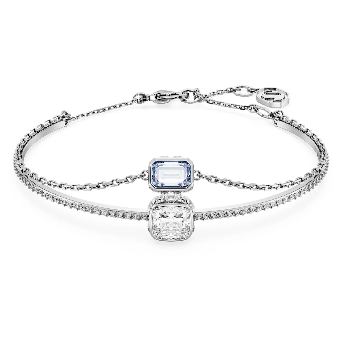 Stilla - Albastru Argintiu - Bratara - Swarovski