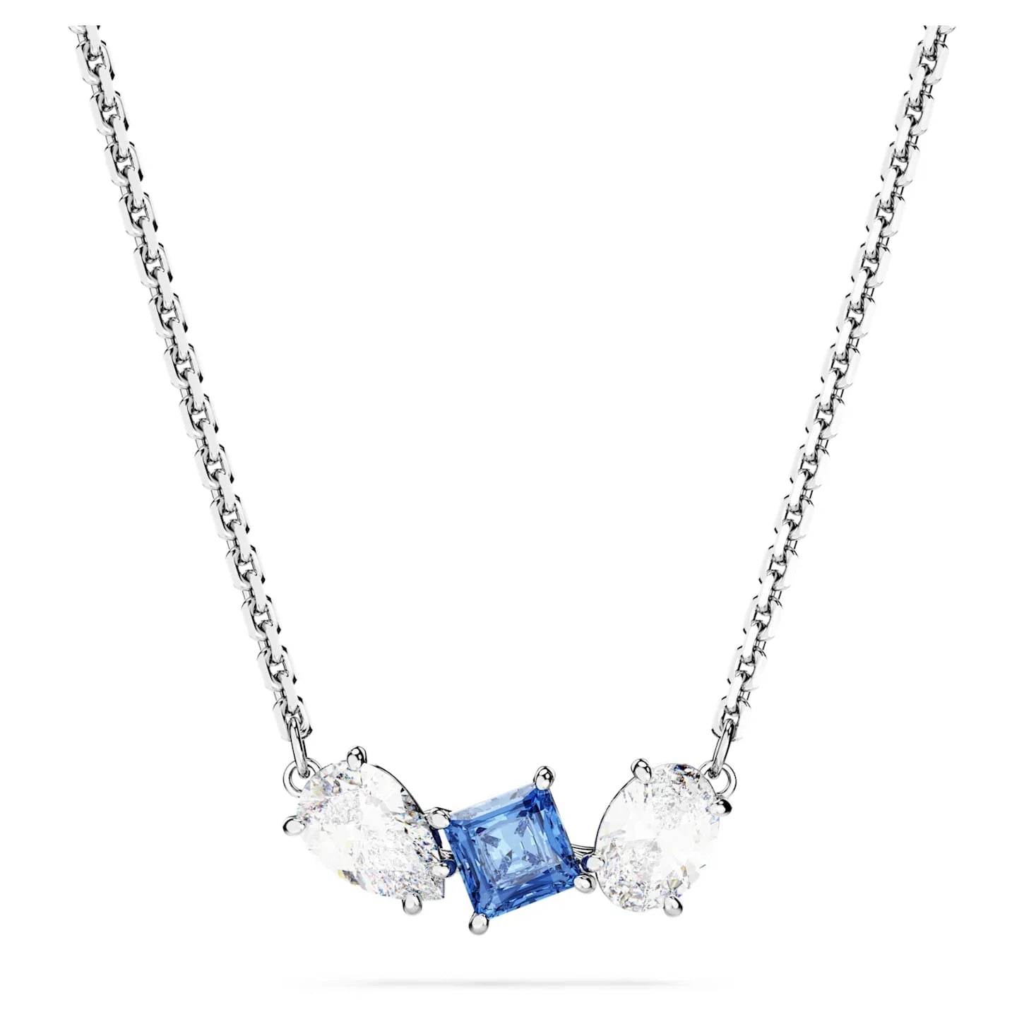 Colgante Mesmera Plata Azul Varios Tamaños – Swarovski