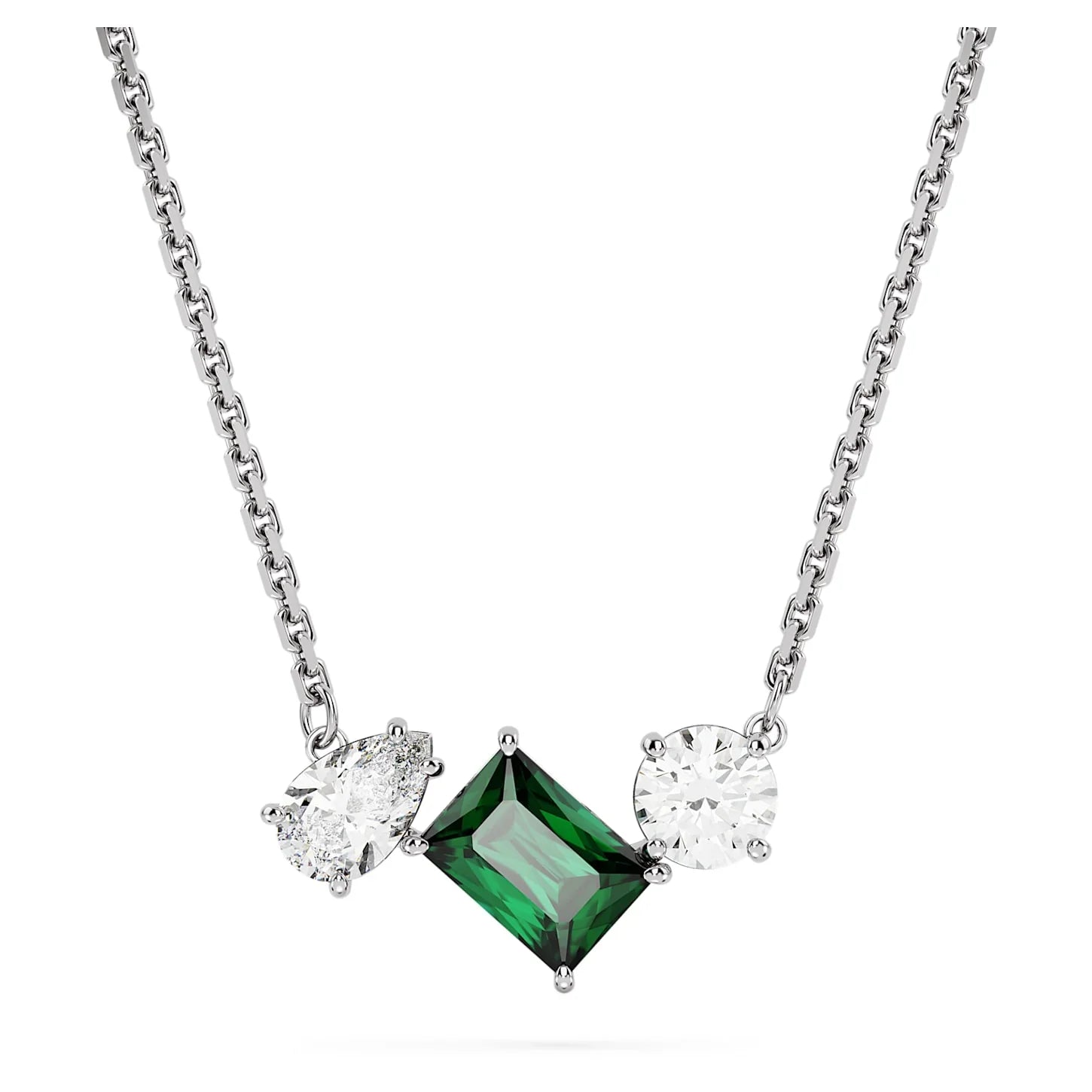 Colgante Swarovski - Mesmera - Varios Tamaños - Verde y Plata