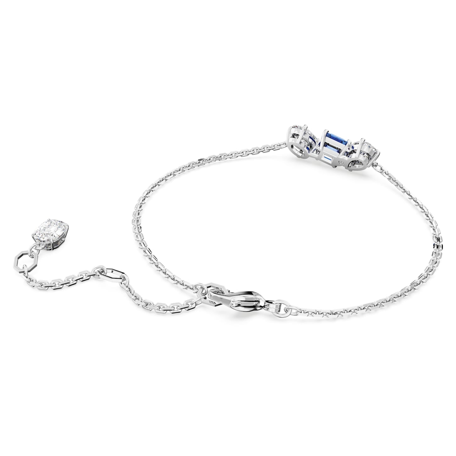 Mesmera - Silver Blue - Bracelet - Swarovski