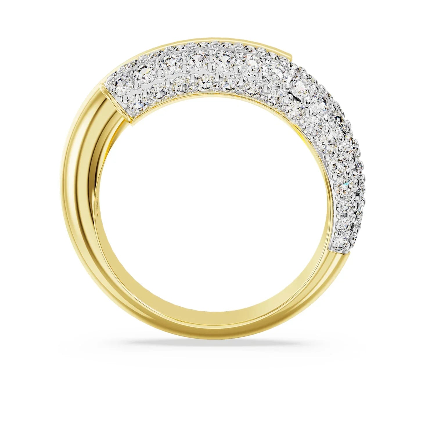 Anillo Dextera Cocktail Mujer Oro Blanco – Swarovski vista 3