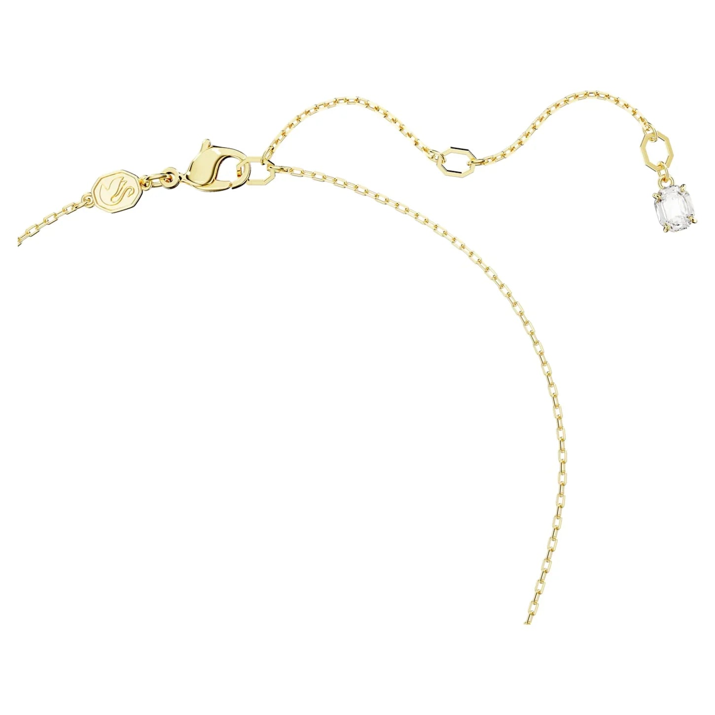 Colgante Dextera Lazo Entrelazado Oro Blanco – Swarovski vista 4