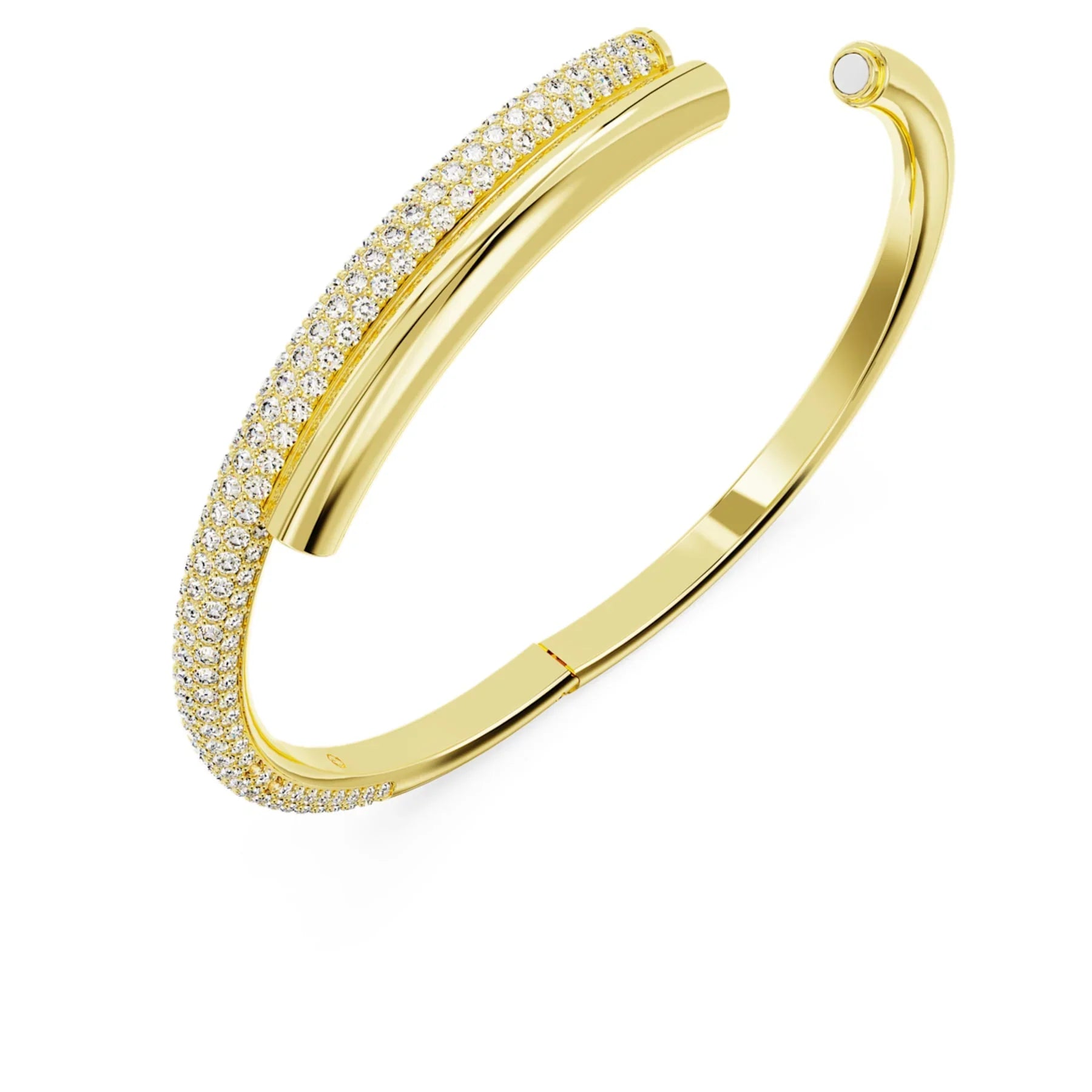 Swarovski karkötő - Dextera - fehér és arany nézet 4
