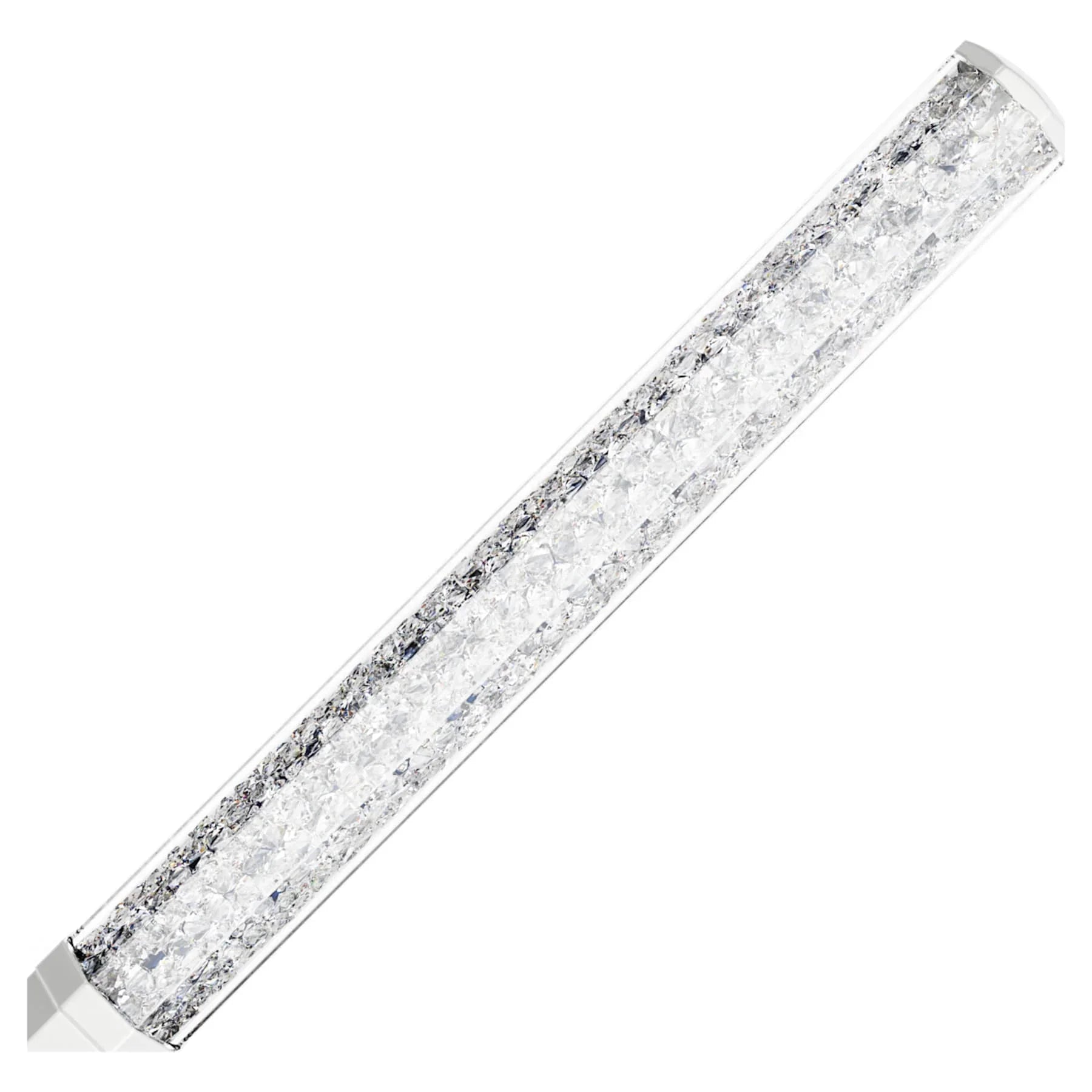 Krystallinsk - Åttekantet - Hvit - Kulepenn - Swarovski-visning 2