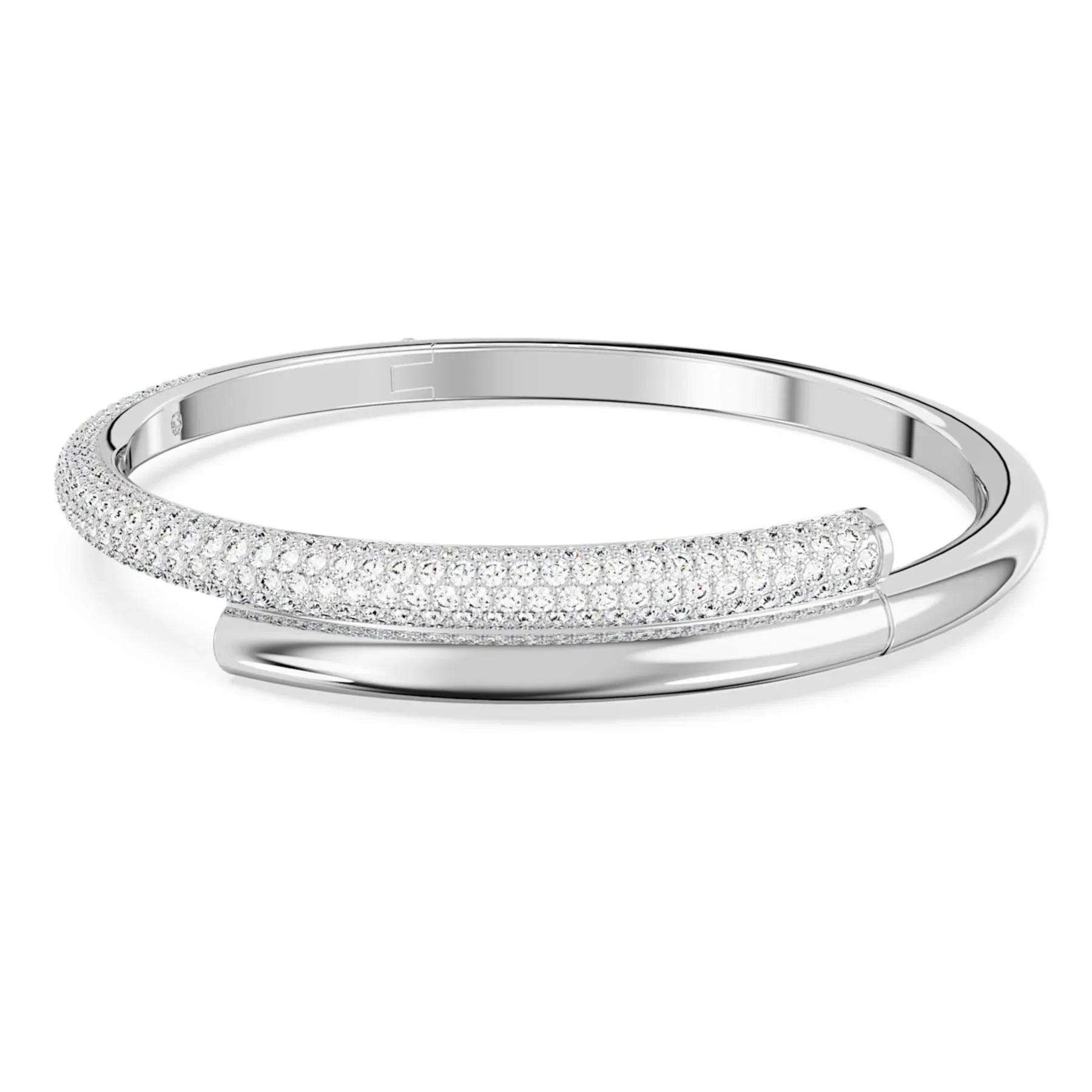 Dextera - Vit Silver - Armring - Swarovski
