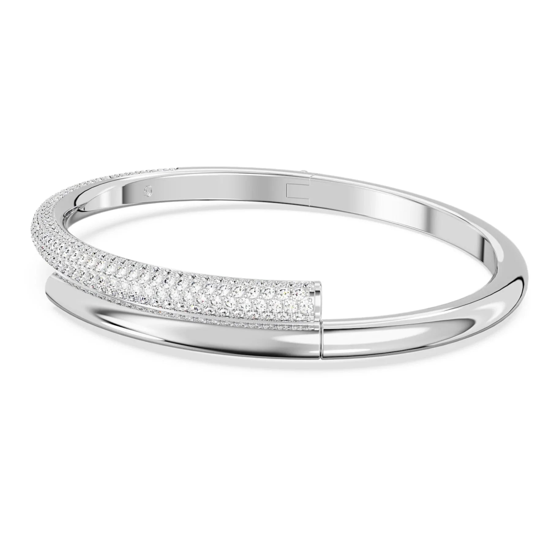 Dextera – stříbrná bílá – náramek – pohled Swarovski 5
