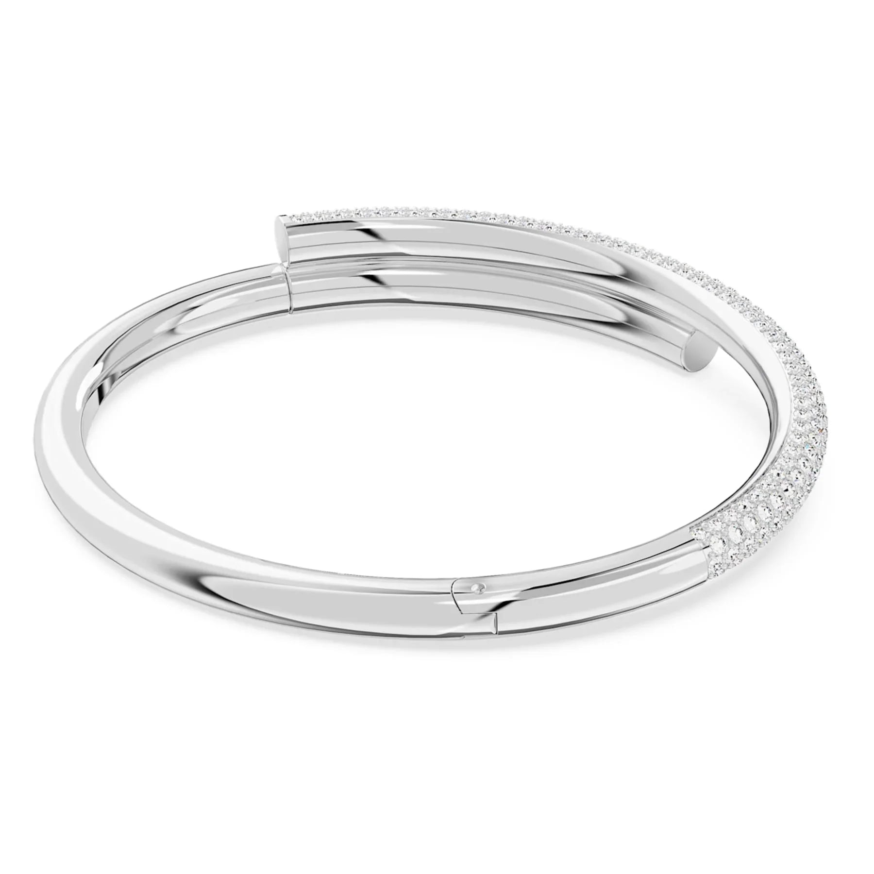 Dextera – stříbrná bílá – náramek – pohled Swarovski 4