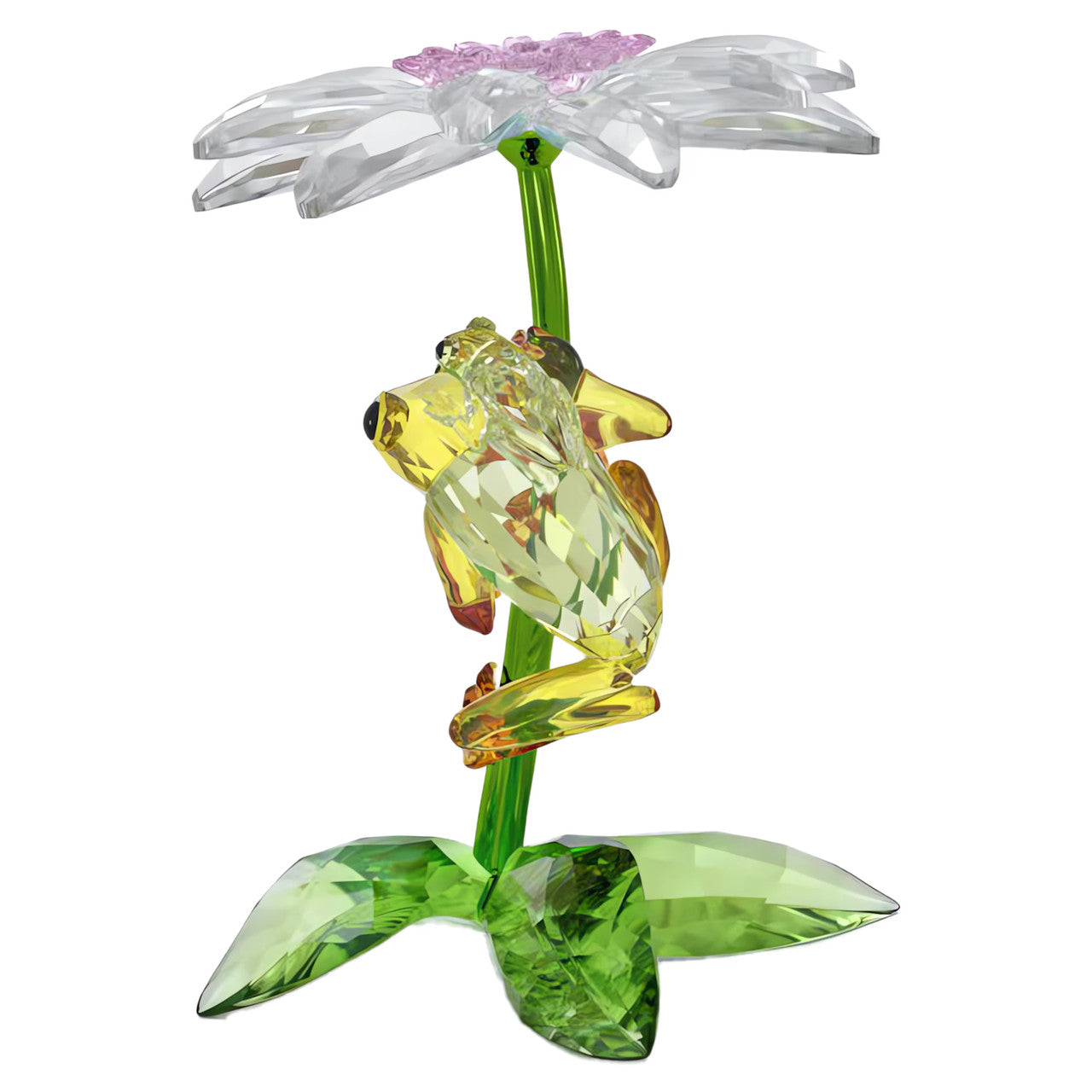 Idyllia Frogs and Flower Figurine – Swarovski