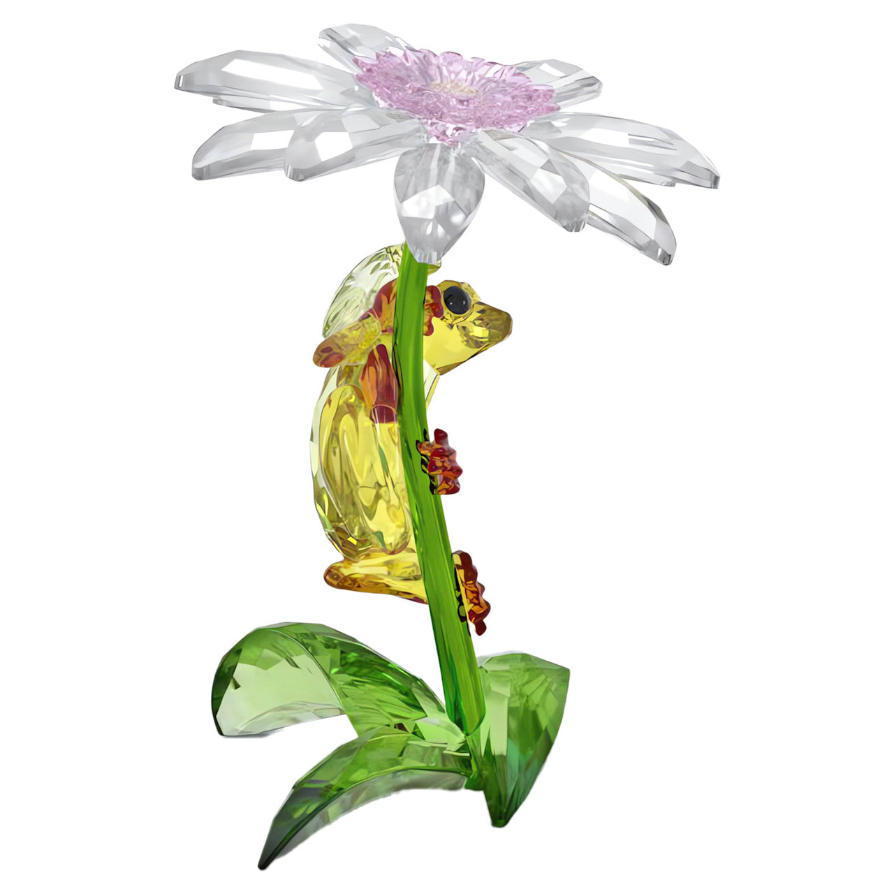 Idyllia Frogs and Flower Figurine – Swarovski