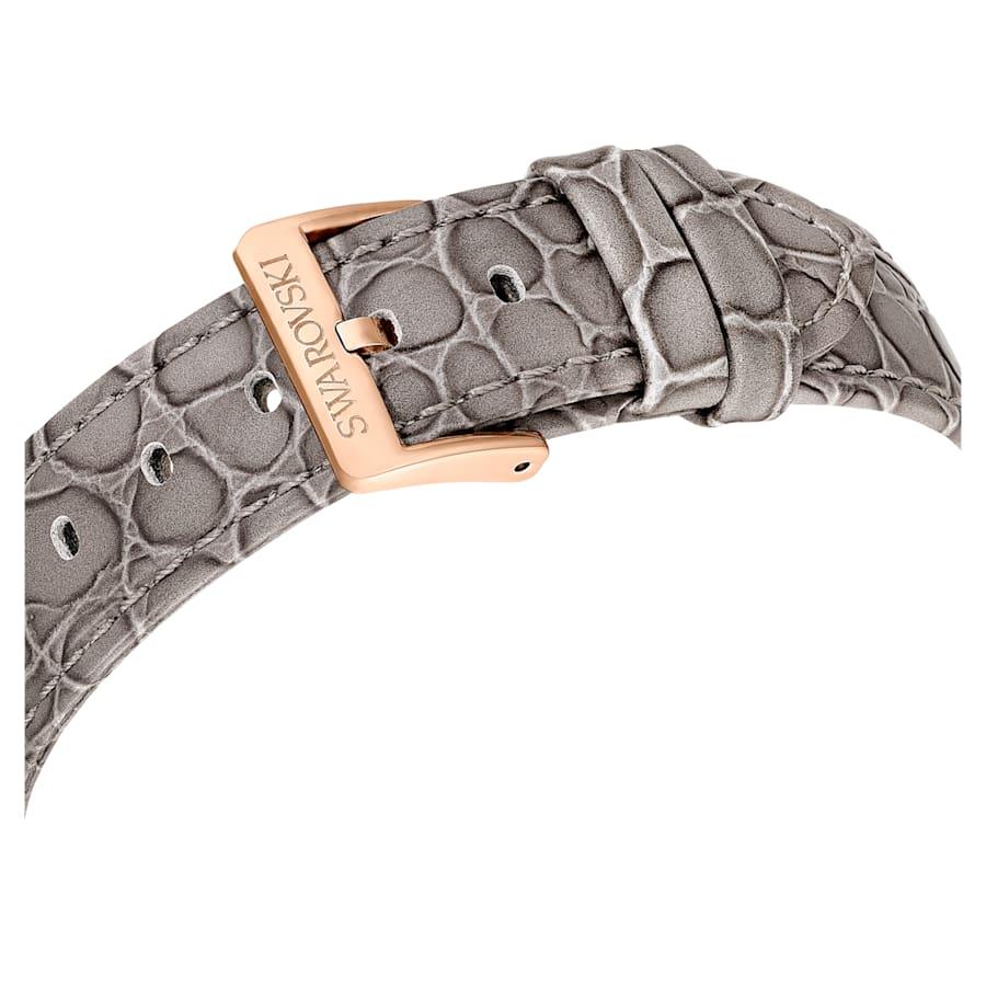 Reloj Octea Chrono de Piel Gris para Mujer – Swarovski