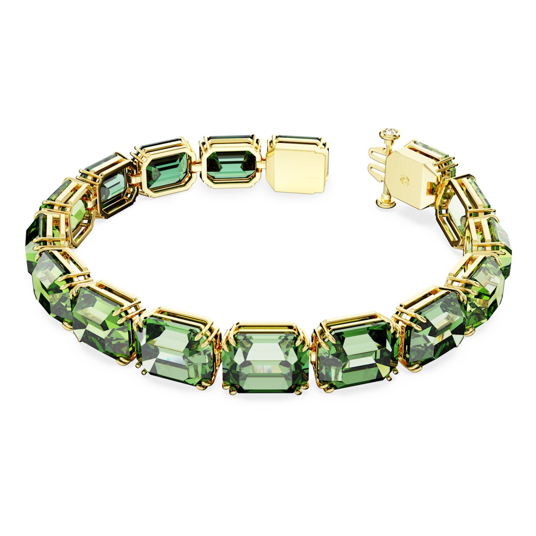 Millenia - Golden Green - Bracelet - Swarovski