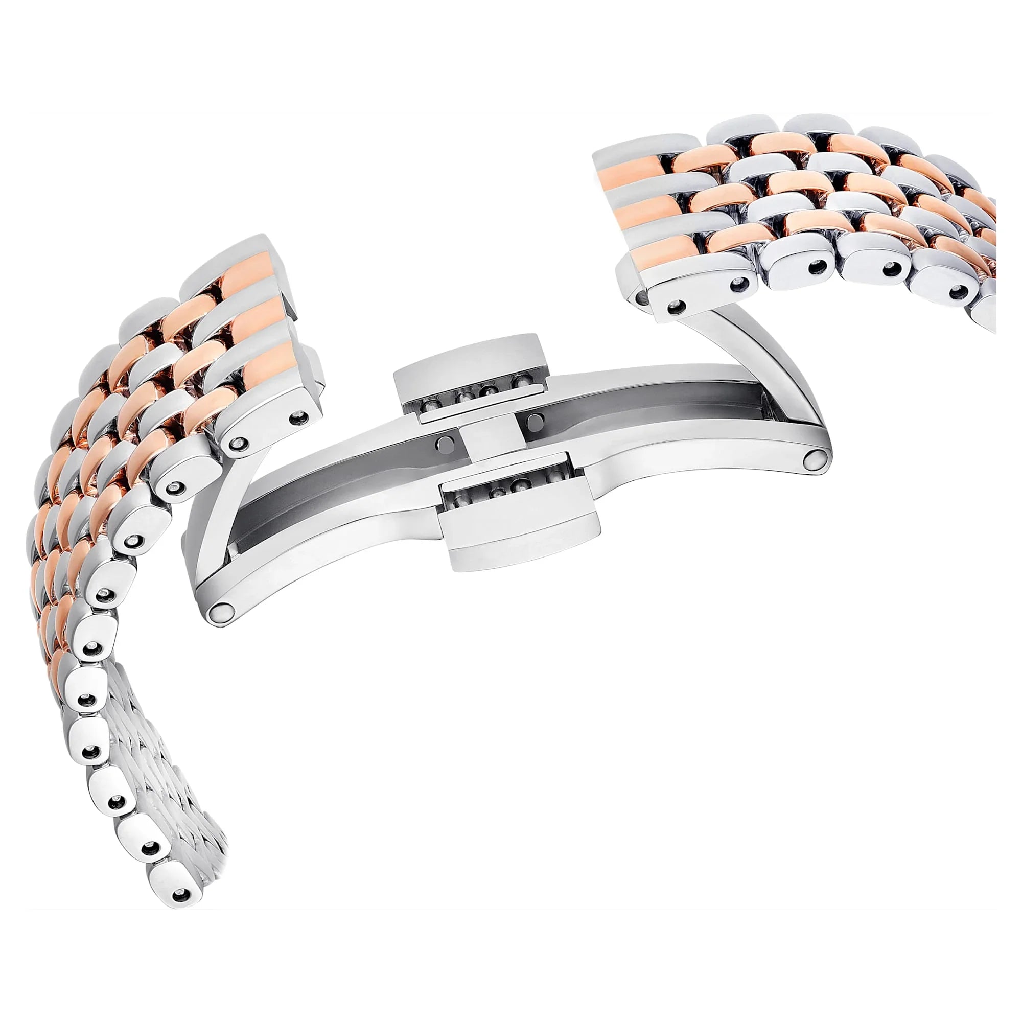 Certa Metal Pembe Altın ve Gümüş Kadın Saati – Swarovski görünümü 4