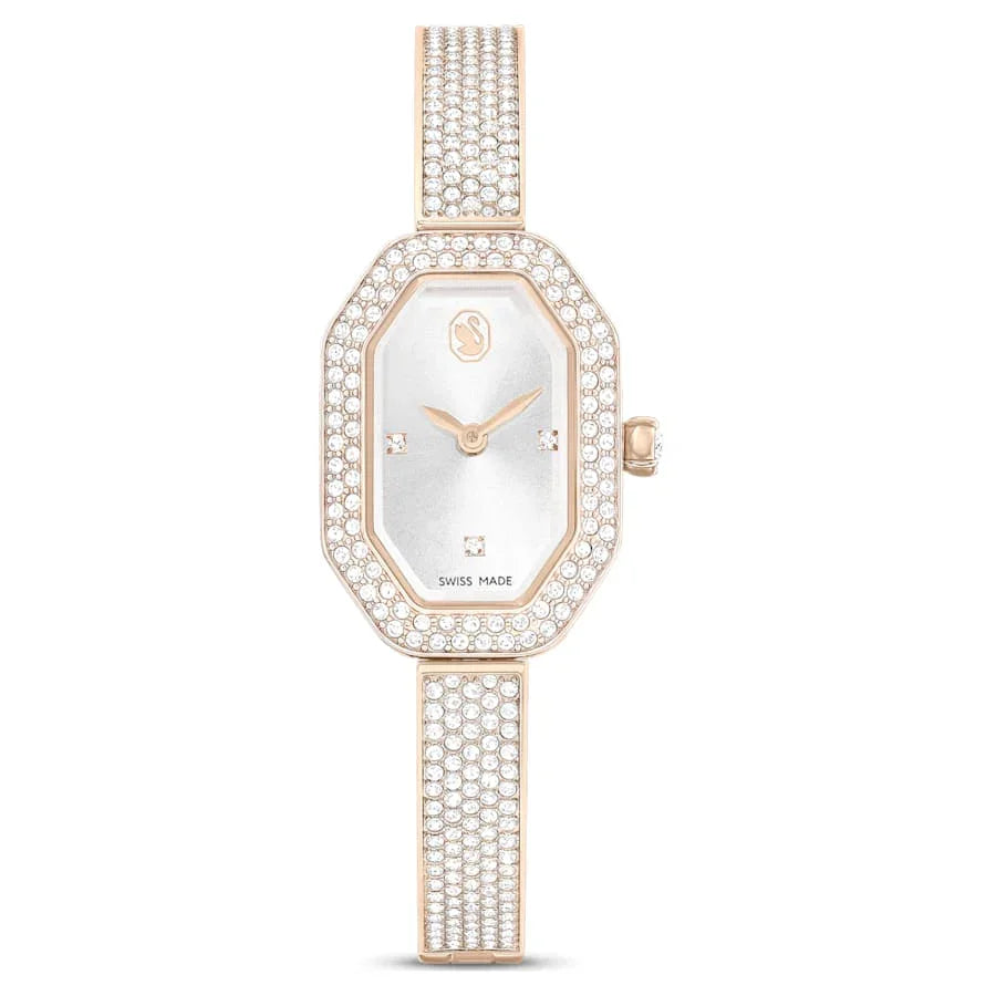Dextera Bangle Gold Steel Damklocka – Swarovski view 2