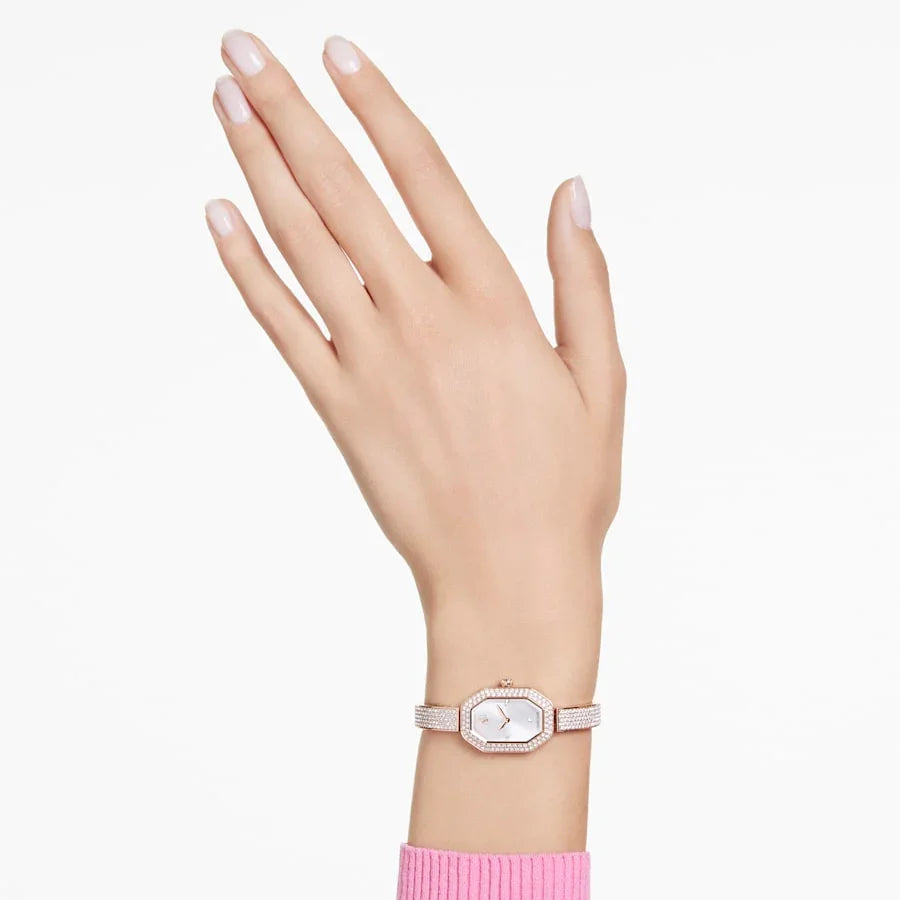 Dextera armring damklocka guldstål – Swarovski-vy 3