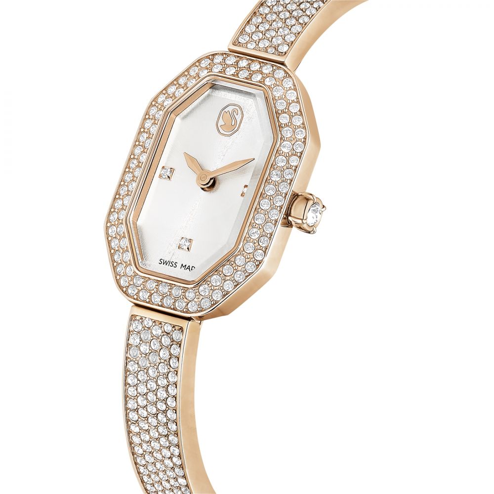 Orologio da donna Dextera Bangle in acciaio oro rosa – Swarovski