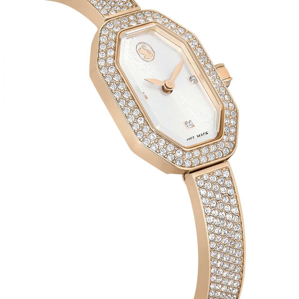 Orologio da donna Dextera Bangle in acciaio oro rosa – Swarovski