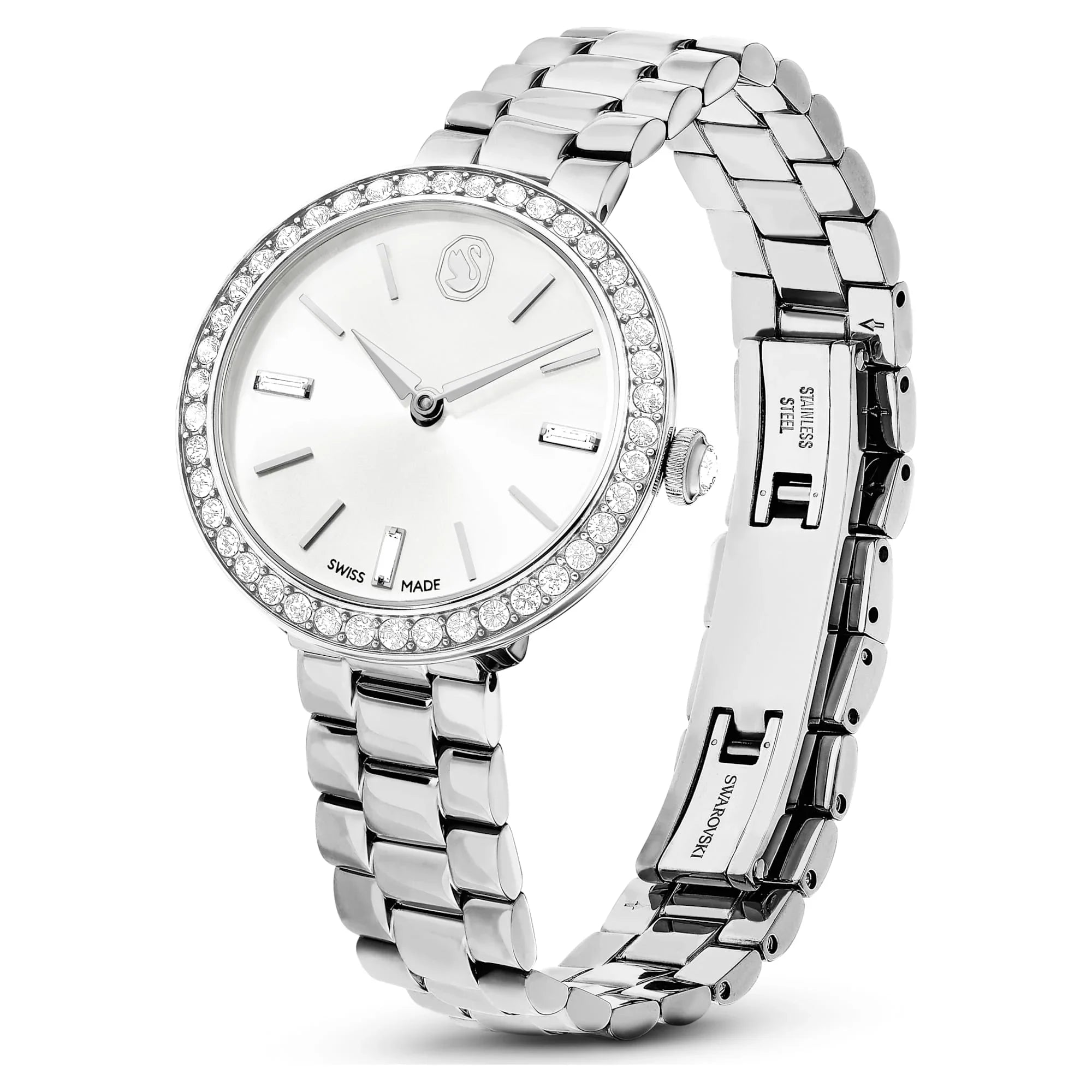 Orologio da donna in acciaio color argento Certa – Swarovski