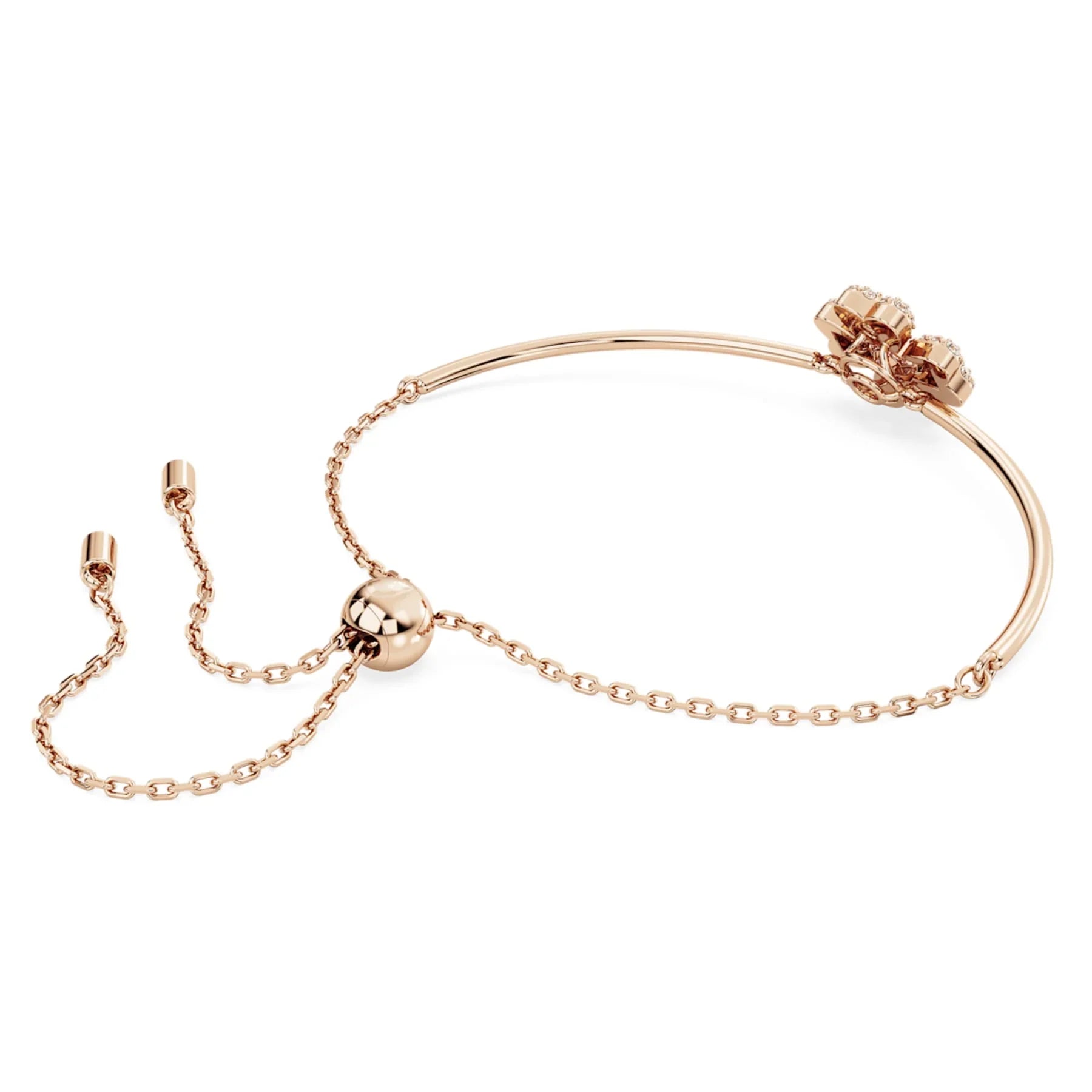 Idyllia - Oro Blanco Rosa - Pulsera - Swarovski vista 4