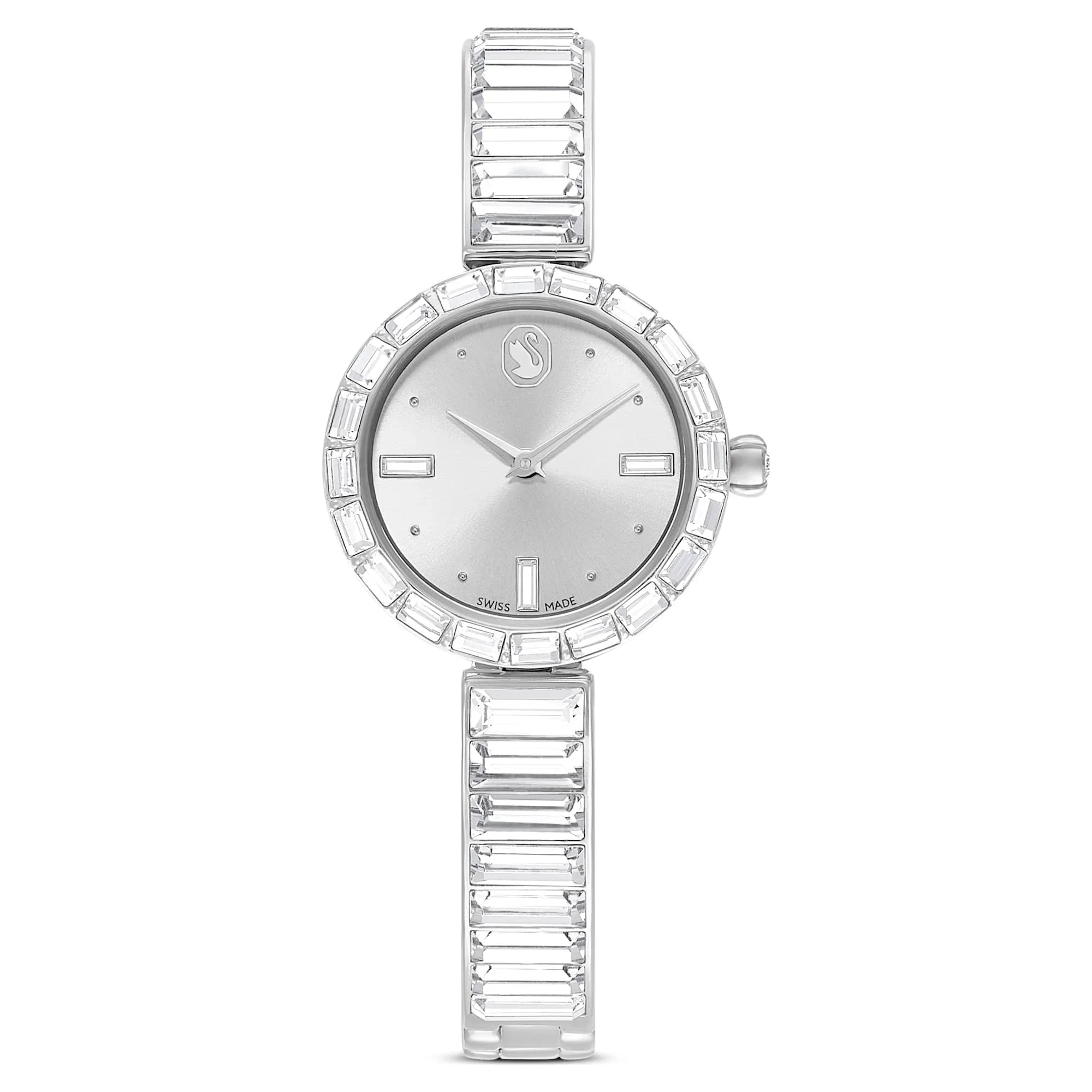 Matrix Bangle White Steel Women's Watch – Swarovski view 5