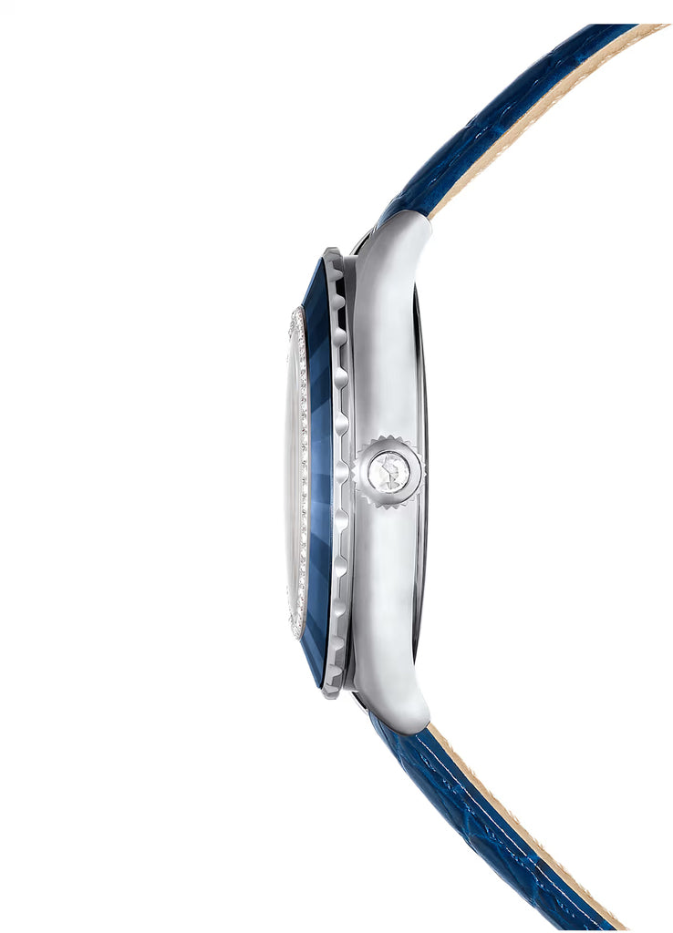 Octea Moon Women's Watch Blue Leather – Swarovski