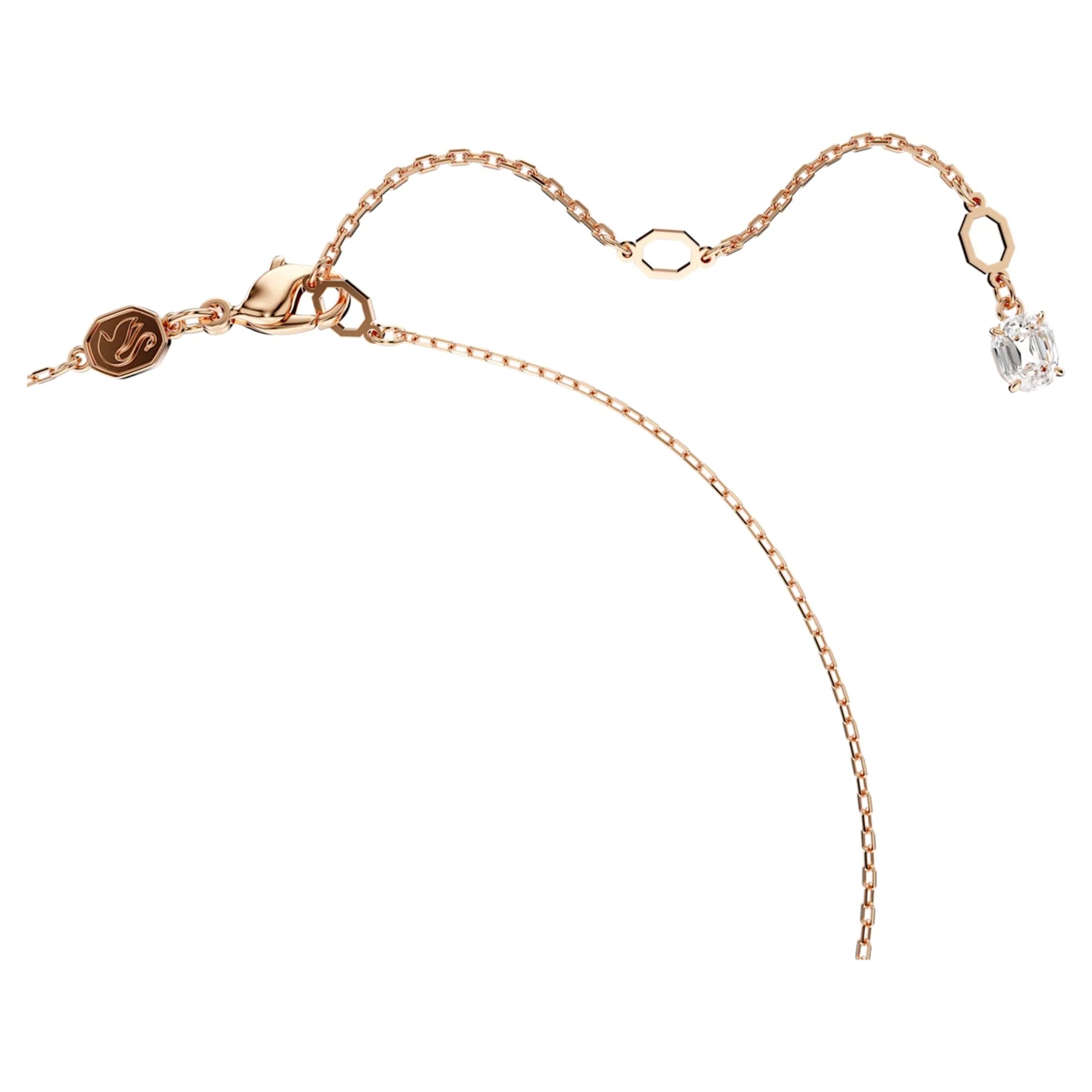 Hyperbola Infinite White Rose Gold Pendant – Swarovski nézet 3