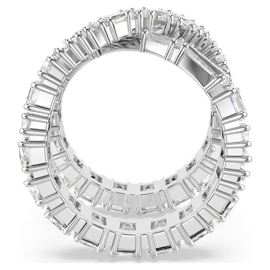 Anello da donna Hyperbola Infini bianco argento – Swarovski vista 4