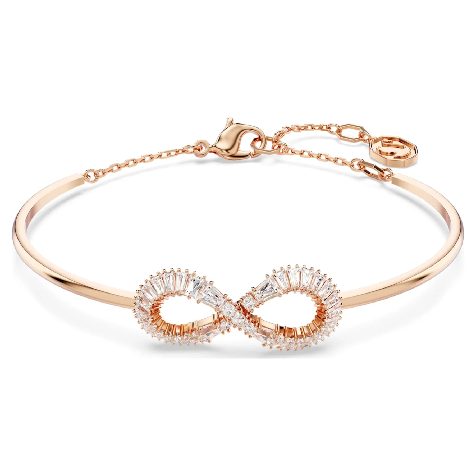 Bratara Swarovski - Hyperbola - White & Rosé