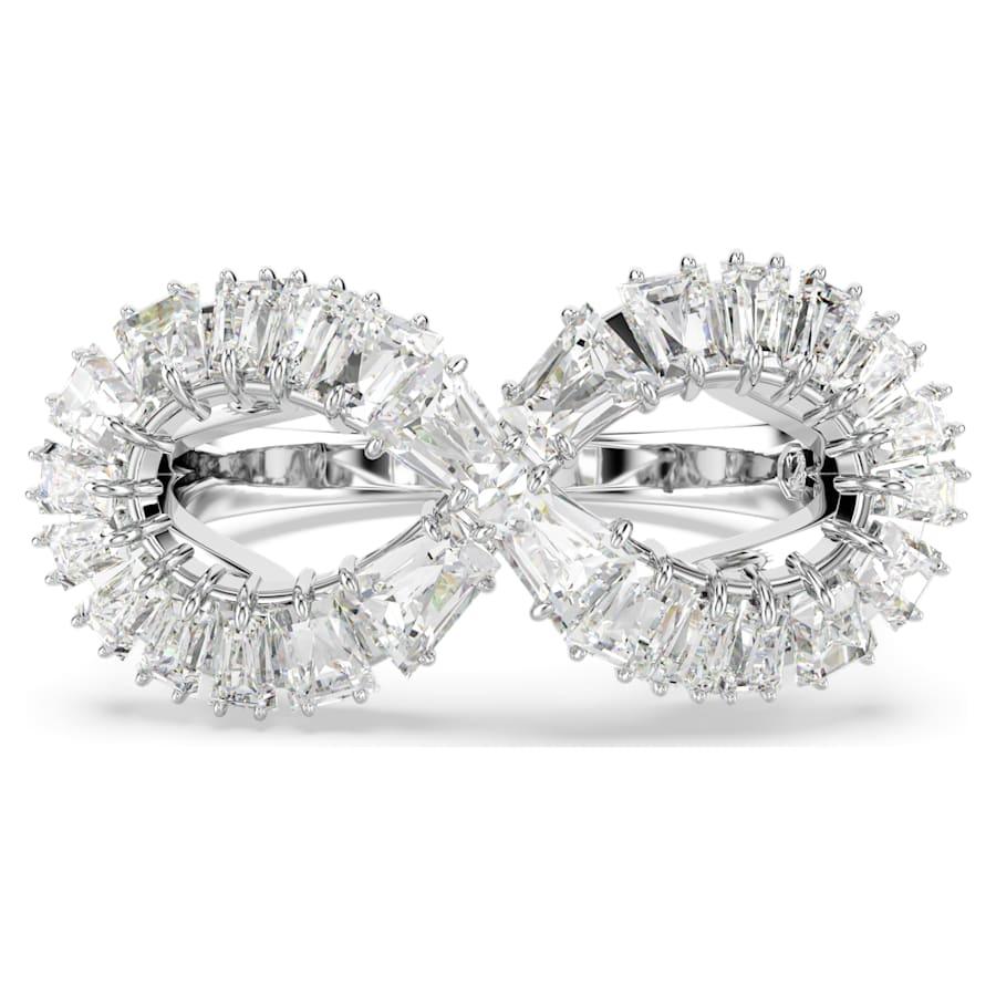 Swarovski Ring - Hyperbola - White & Silver