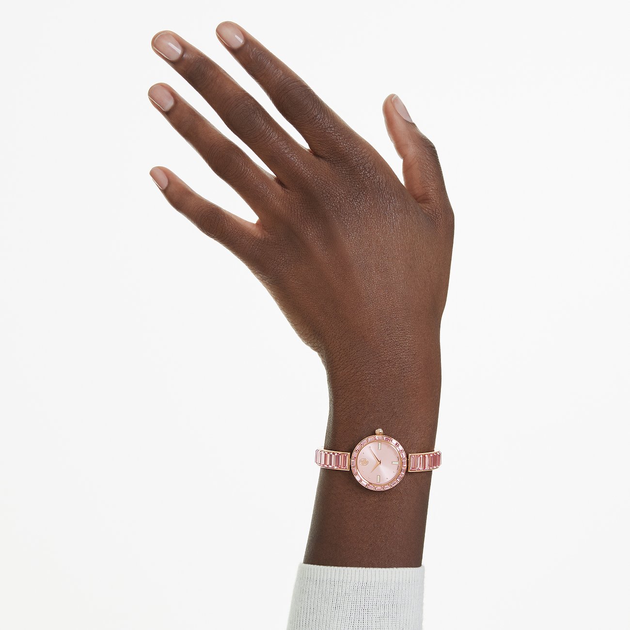 Matrix Women's Watch Bangle Crystal Roses Rose Gold – Swarovski