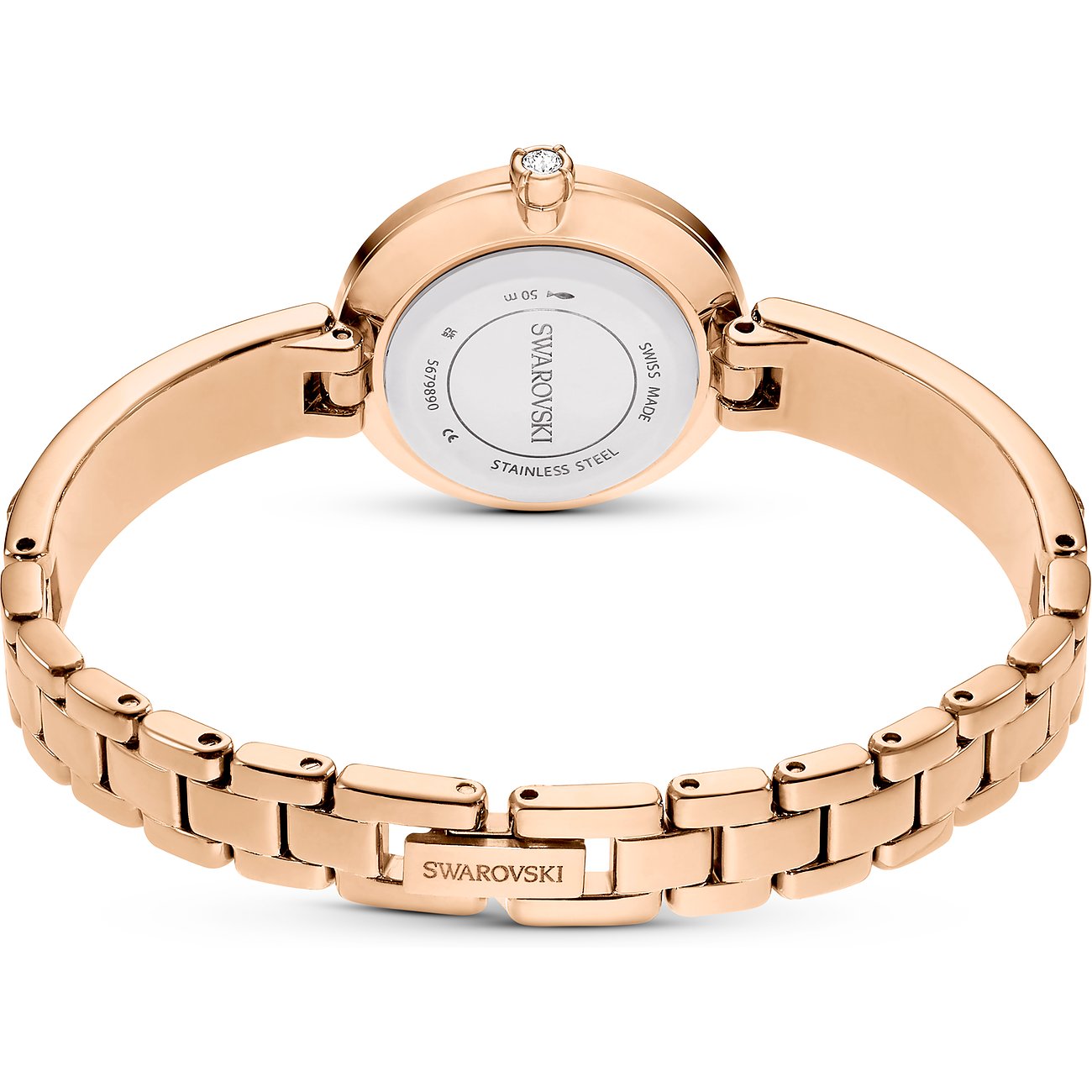 Matrix Women's Watch Bangle Crystal Roses Rose Gold – Swarovski