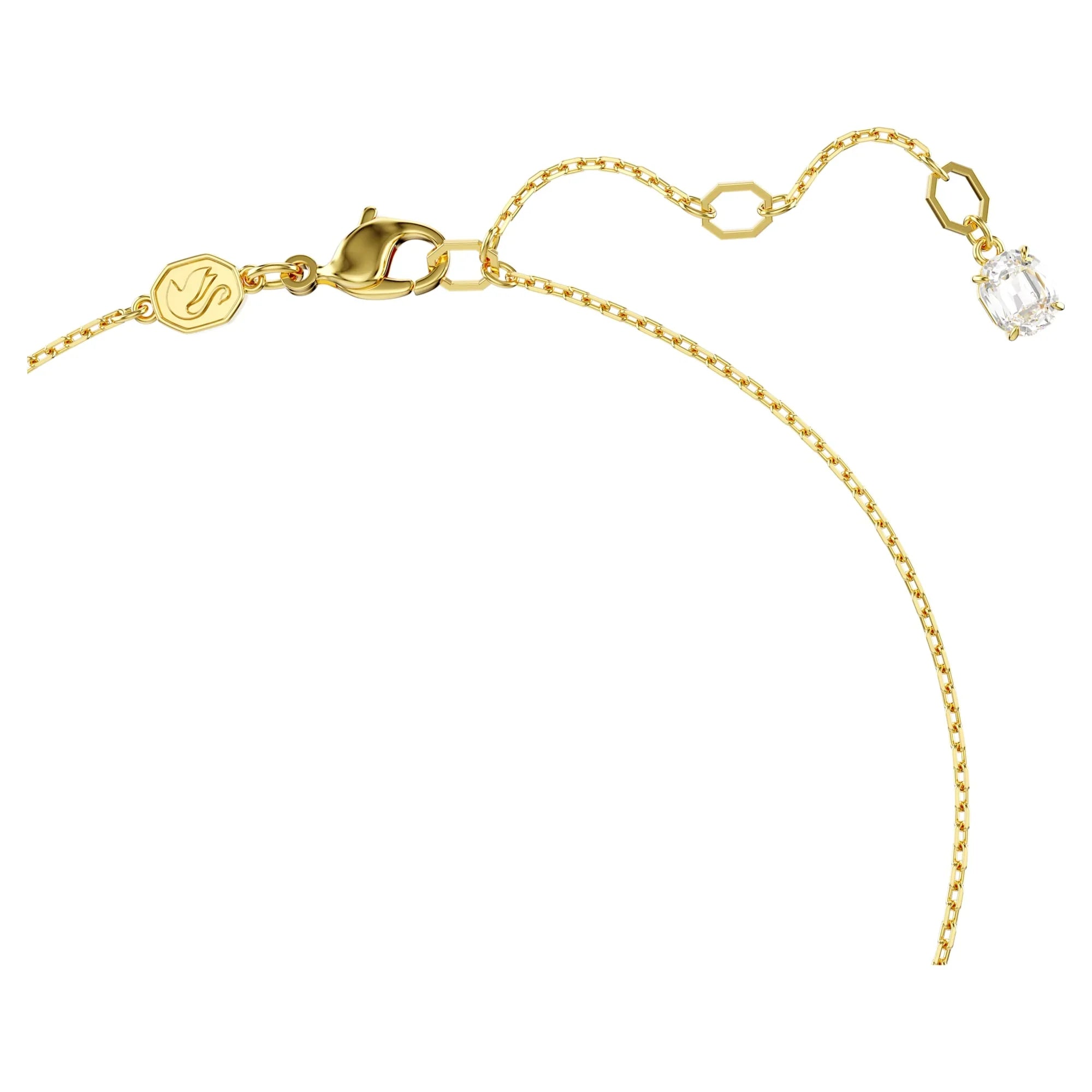 Hyperbola Heart Crystal Pearl Pendant White Gold – Swarovski nézet 4