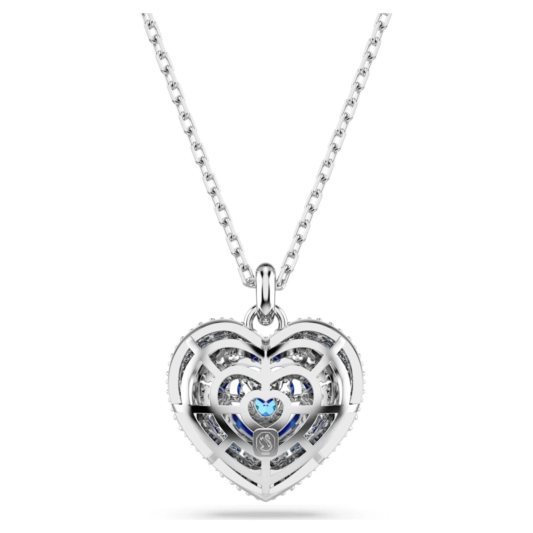 Swarovski medál - Idyllia - kék és ezüst nézet 3