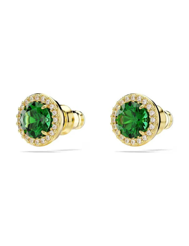Brincos femininos Una Angelic em ouro verde - Swarovski vista 2