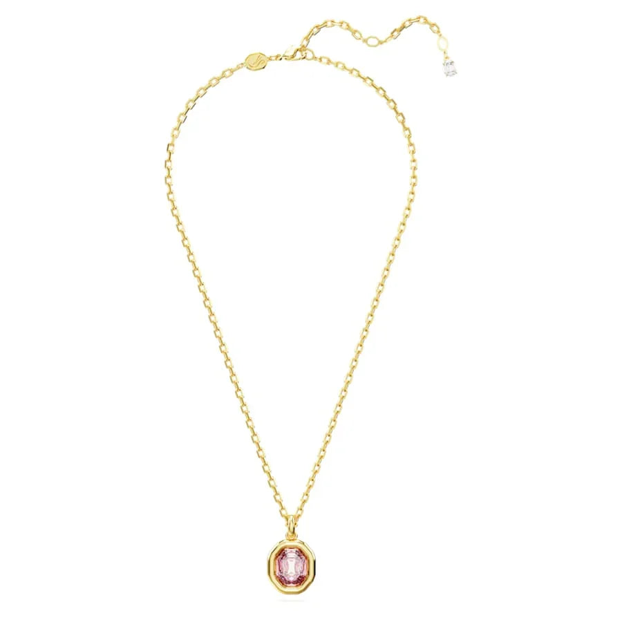 Οκτάγωνο μενταγιόν από ροζ χρυσό Imber – άποψη Swarovski 3