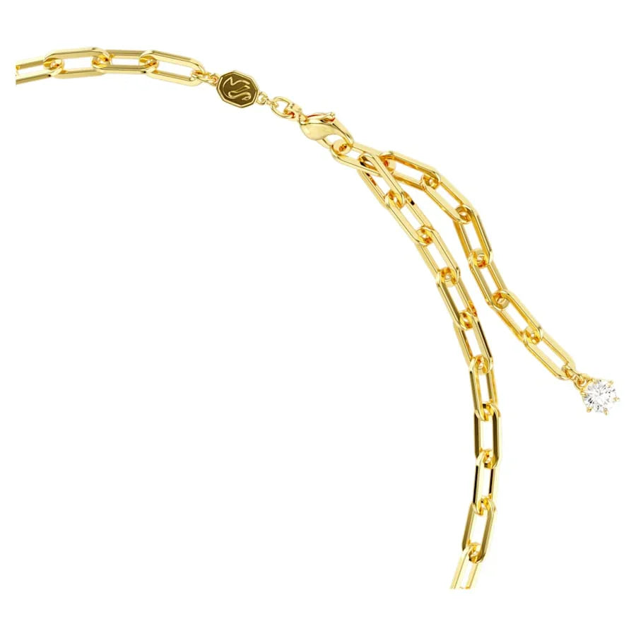 Swarovski nyaklánc - Constella - fehér és arany nézet 3