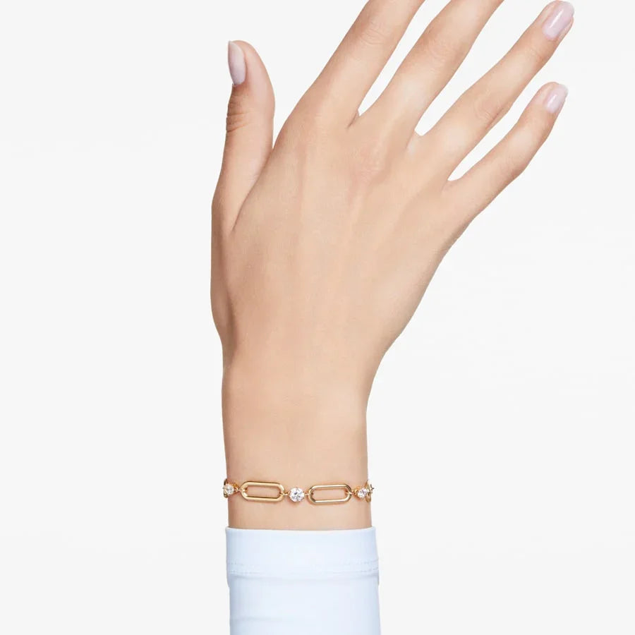 Swarovski-Armband – Constella – Weiß und Gold, Ansicht 2