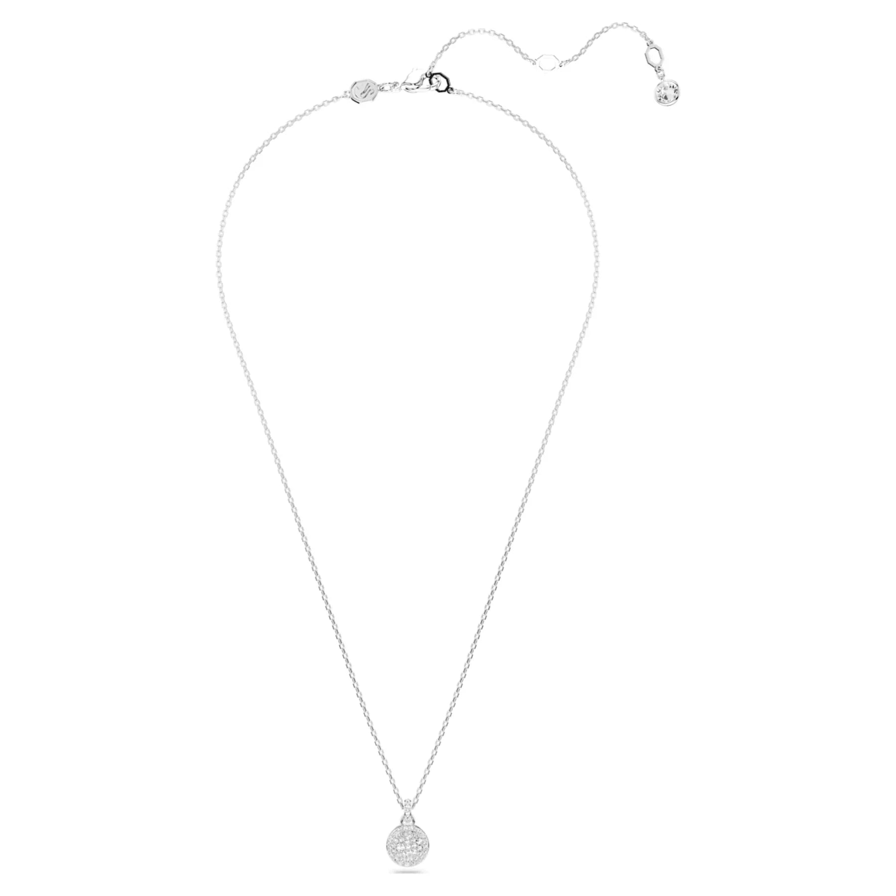 Colgante Swarovski - Meteora - Blanco y Plata vista 4