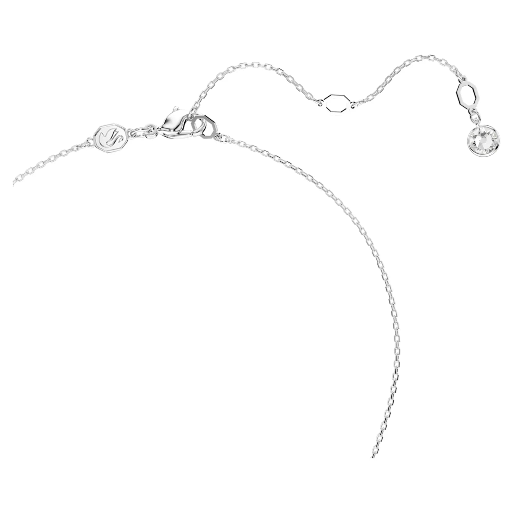 Colgante Swarovski - Meteora - Blanco y Plata vista 3