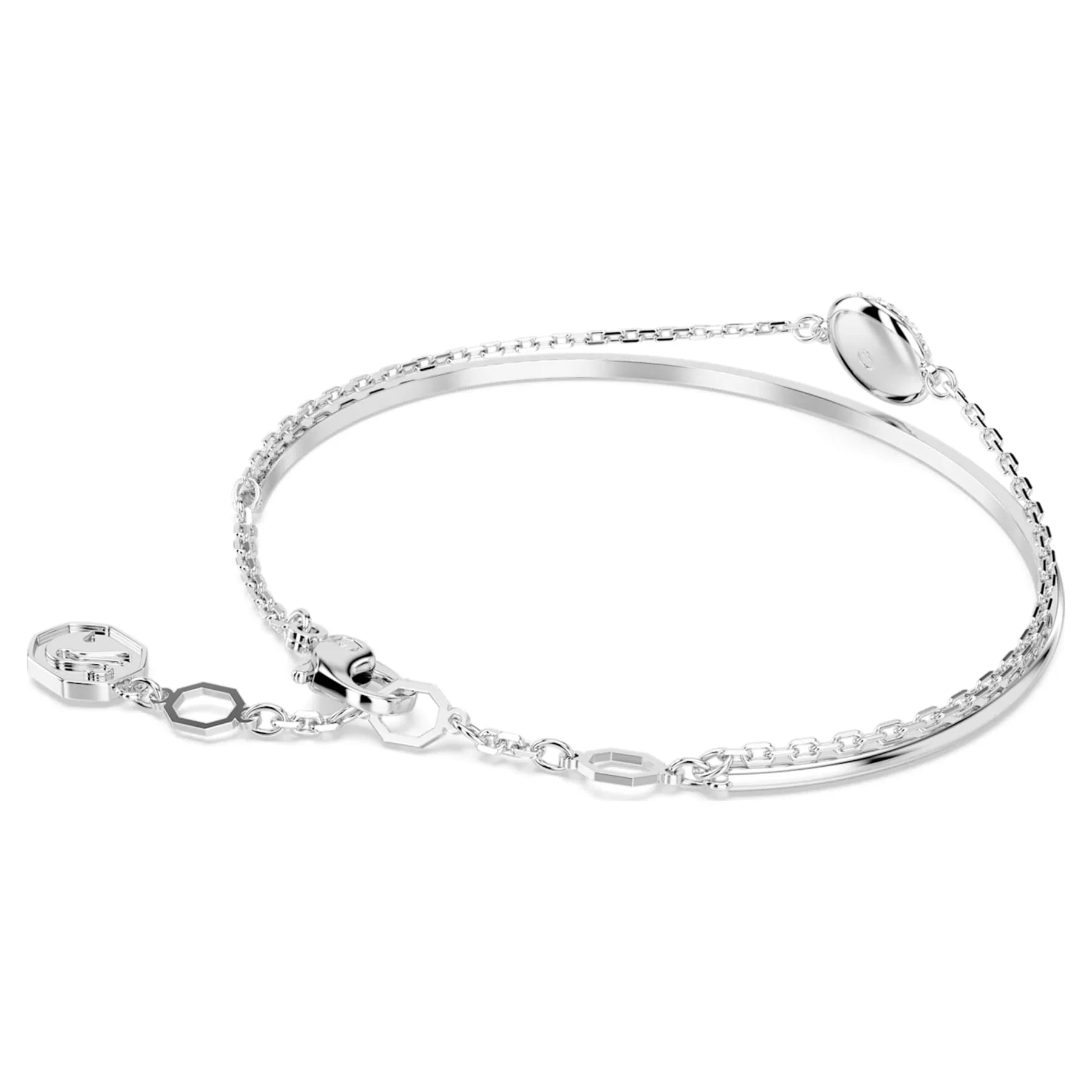 Sublima - Plata Blanco - Brazalete - Swarovski vista 4
