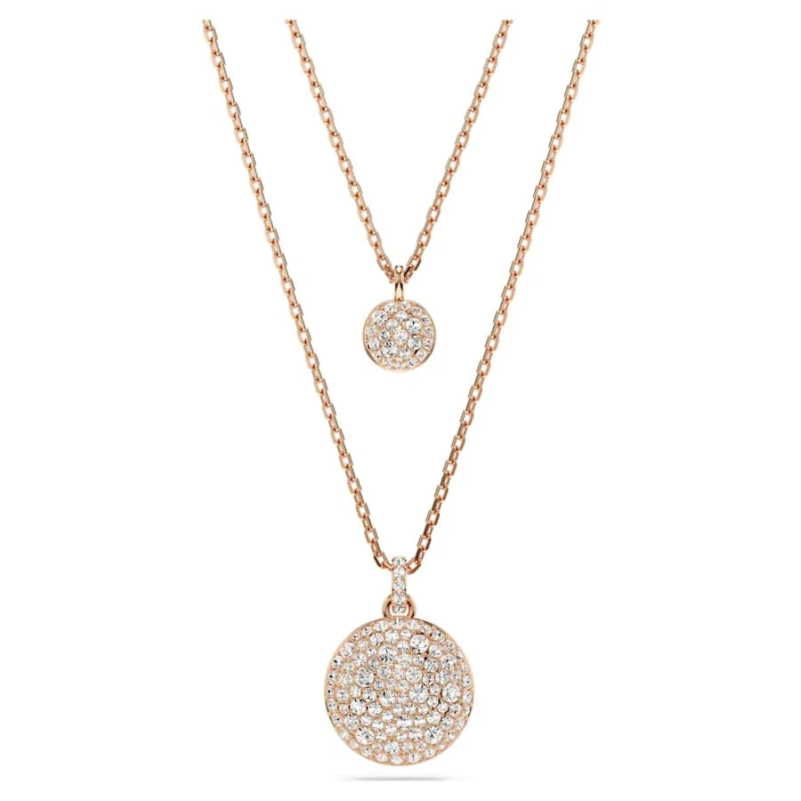 Μενταγιόν Swarovski - Sublima - White & Rosé