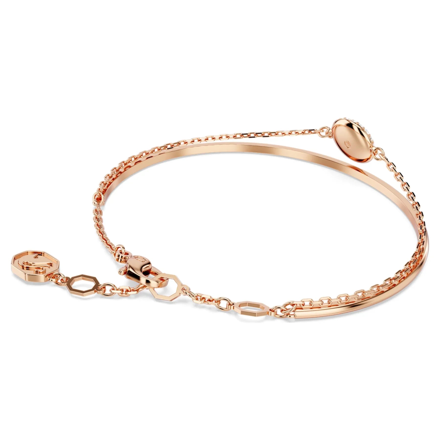 Βραχιόλι Swarovski - Sublima - White & Rosé άποψη 3