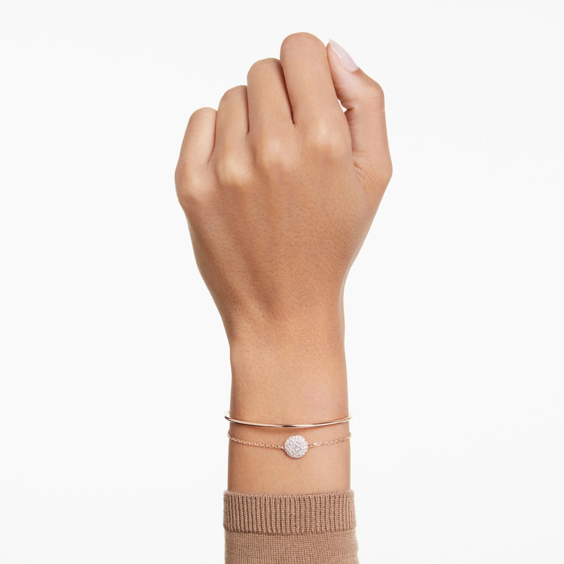 Swarovski-Armband – Sublima – Weiß und Rosé, Ansicht 2