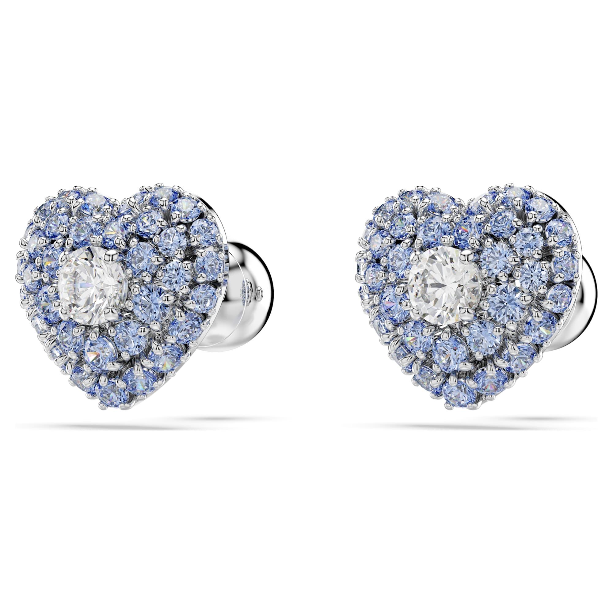 Swarovski fülbevaló - Idyllia - kék és ezüst nézet 3