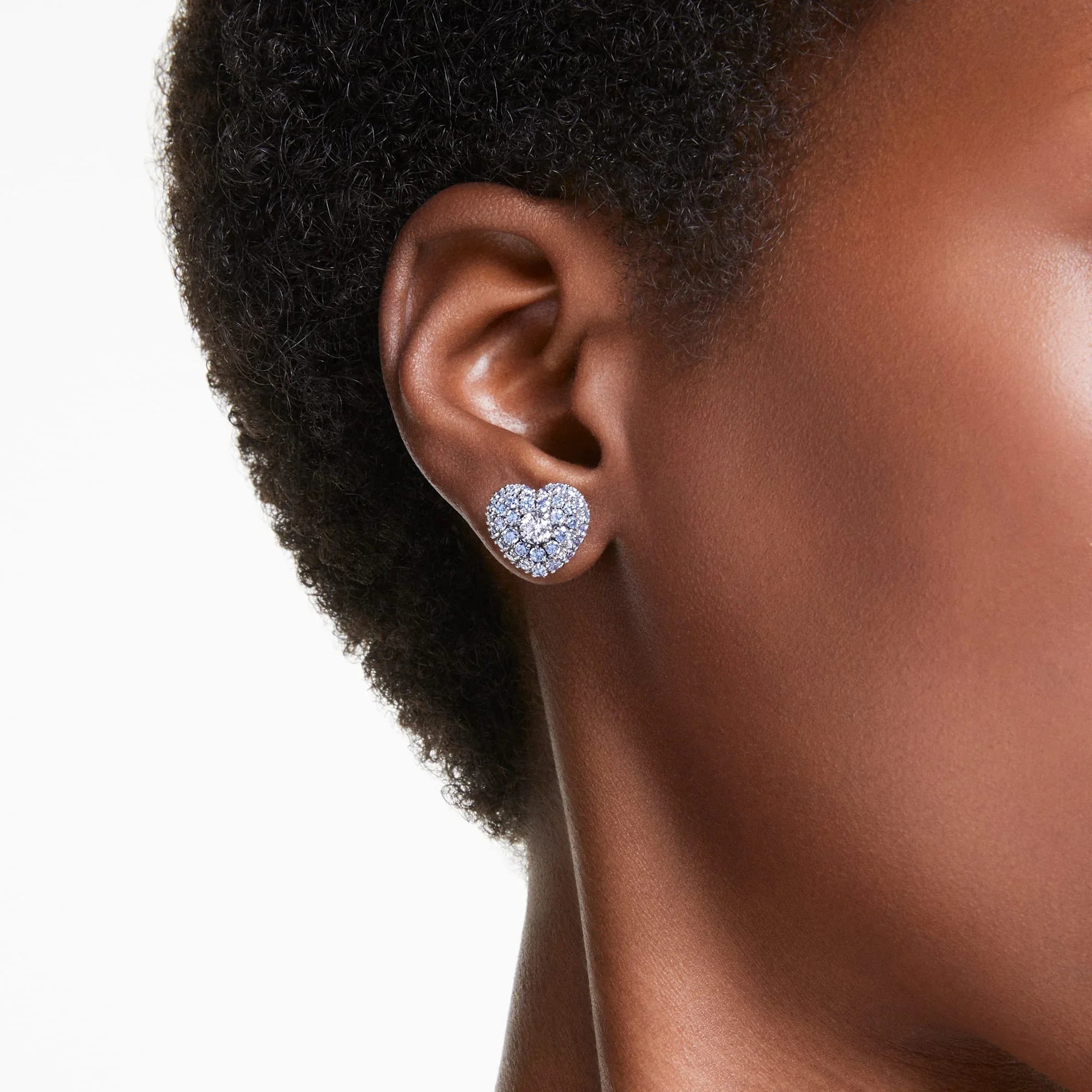 Swarovski fülbevaló - Idyllia - kék és ezüst nézet 2